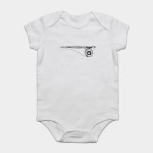 Fly fishing Baby Bodysuit